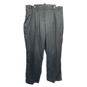 Oobe Women's Size 24/29 Gray Dress Slacks Work Pants Elastic Waist